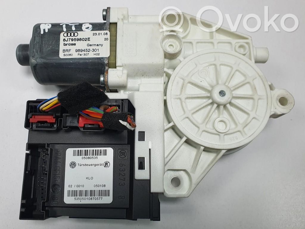 Audi TT TTS Mk2 Silnik regulatora szyby drzwi przednich 