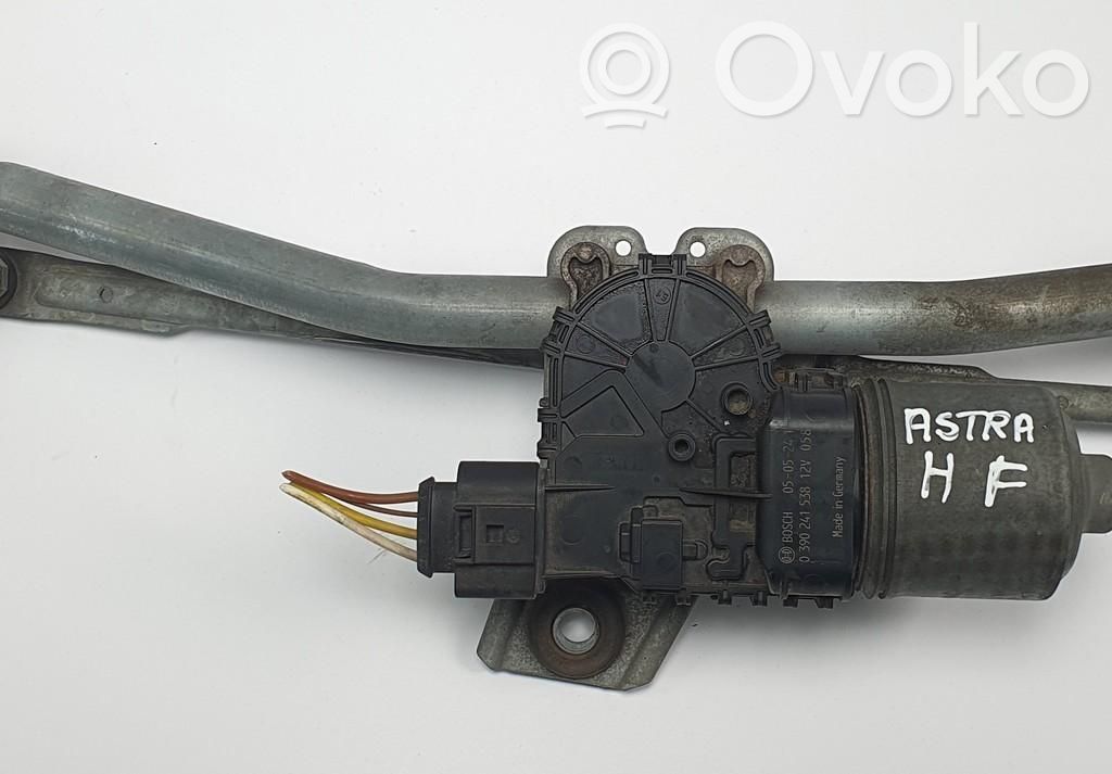 Opel Astra H Wischergestänge Wischermotor vorne