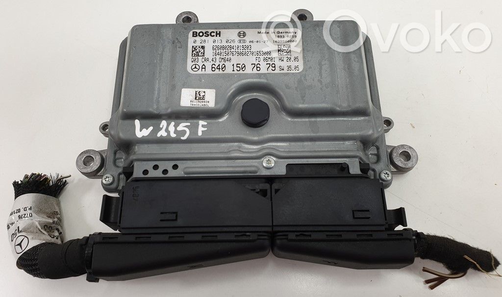 Mercedes-Benz A W169 Unitate control motor/modul ECU 