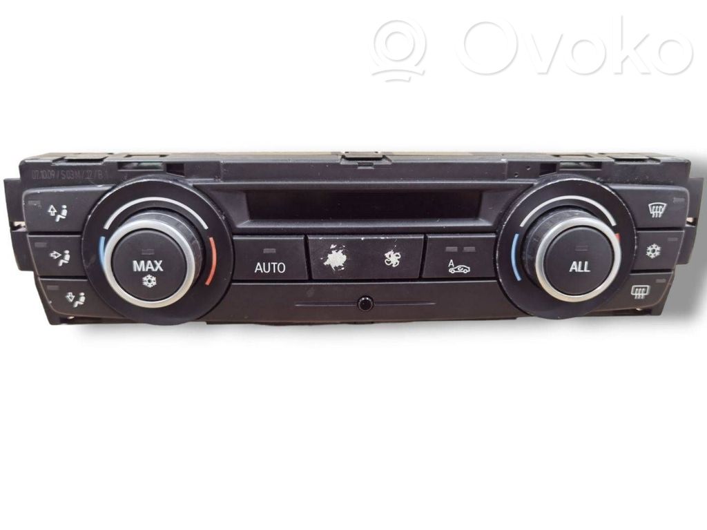 BMW 3 E90 E91 Air conditioning/heating control unit 