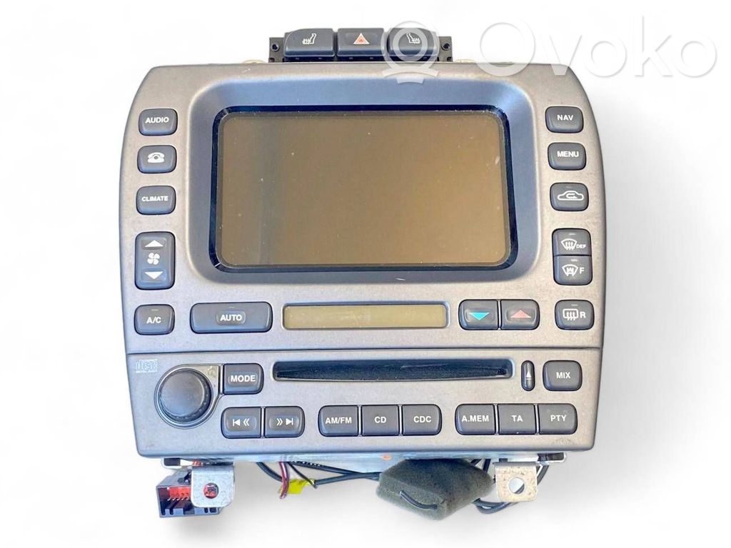 Jaguar X-Type Unidad delantera de radio/CD/DVD/GPS 