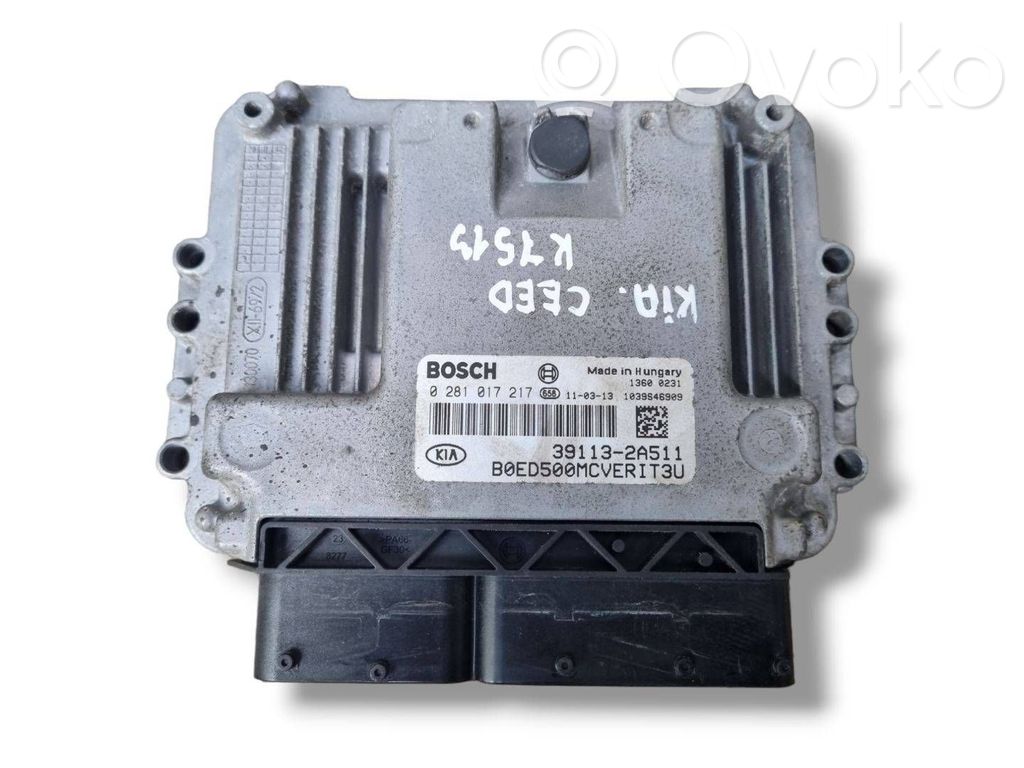 Motorsteuergerät ECU   0281017217,391132A511