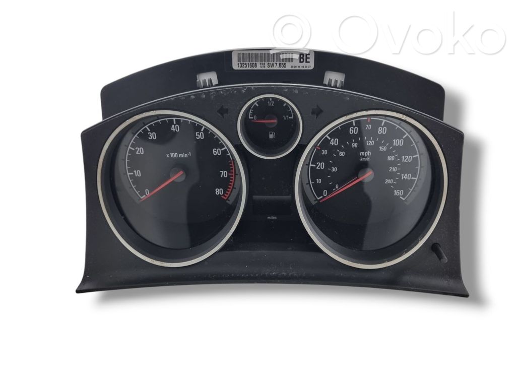 Speedometer (instrument cluster)   13251608