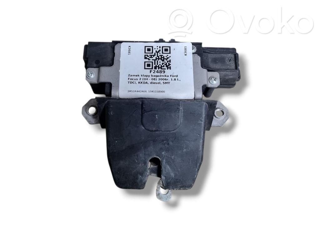 Ford Focus Tailgate/trunk/boot lock/catch/latch 