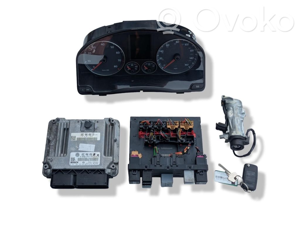 Volkswagen Golf V Engine ECU kit and lock set 