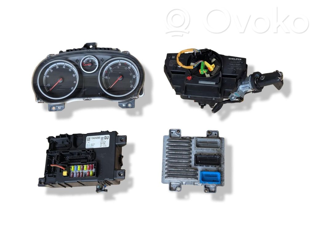 Engine ECU kit and lock set   12643636,55594579