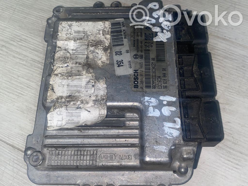 Peugeot 207 Engine control unit/module 