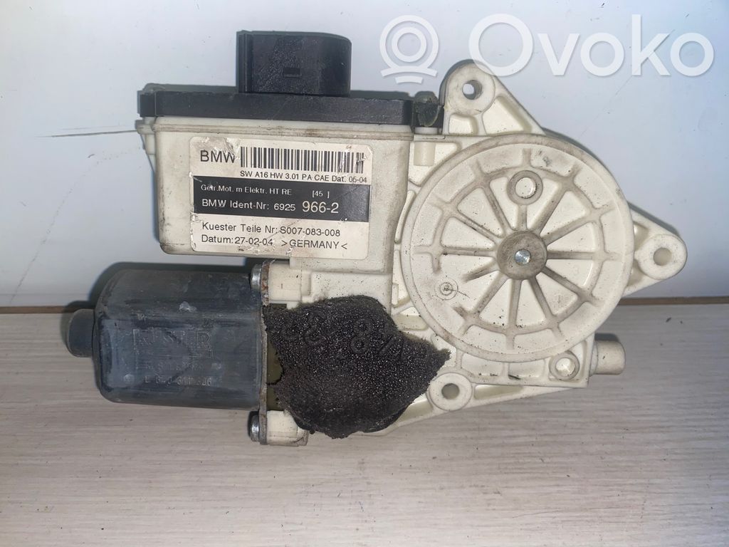 BMW X3 E83 Rear door window regulator motor 