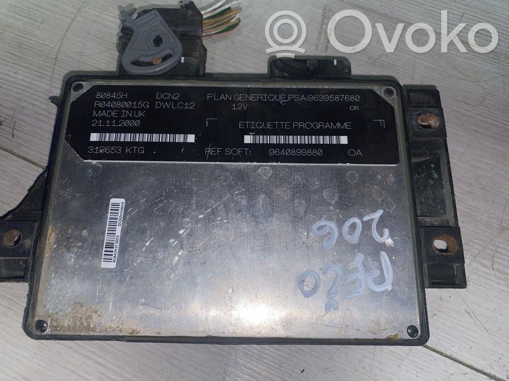 Peugeot 206 Engine control unit/module 
