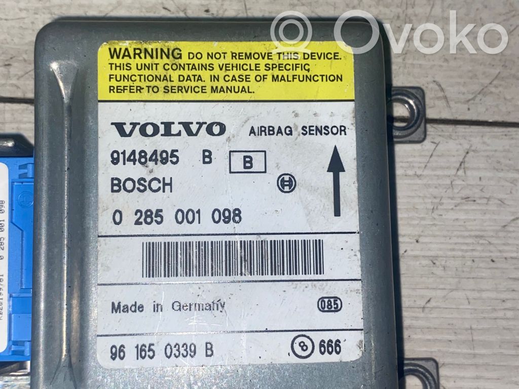 Volvo 850 Airbag control unit/module 