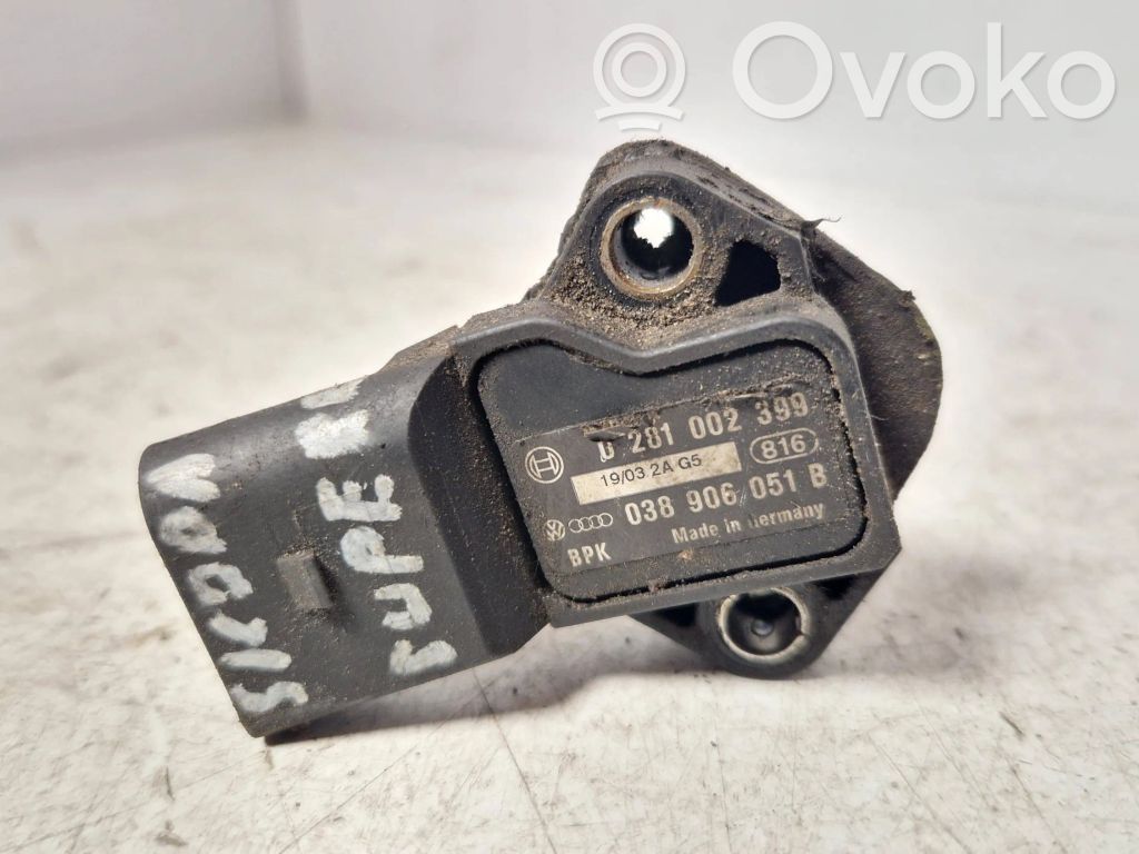 Skoda Superb B5 (3U) Sensor de la presión del aire 