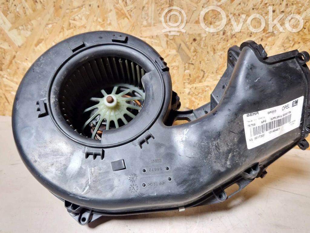 Opel Meriva A Pečiuko ventiliatorius/ putikas 