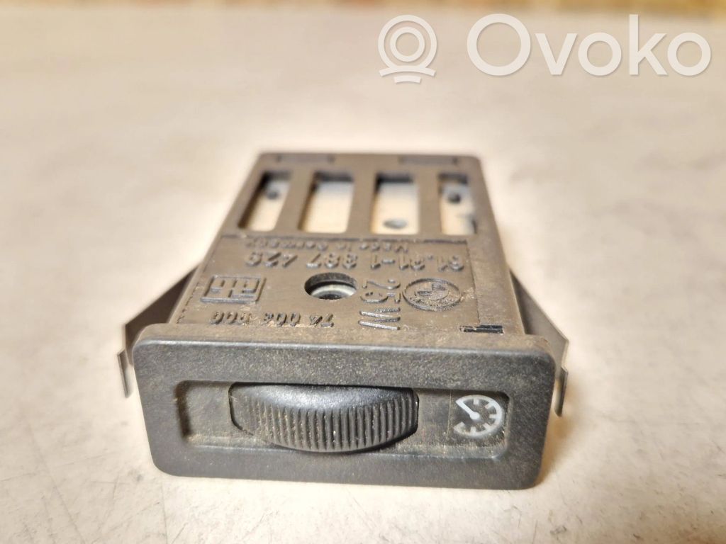 BMW 3 E36 Panelės apšvietimo reguliavimo jungtukas 