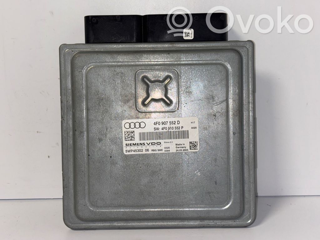 Engine control unit/module   4F0907552D,4F0910552P,4F0907552D,P45302