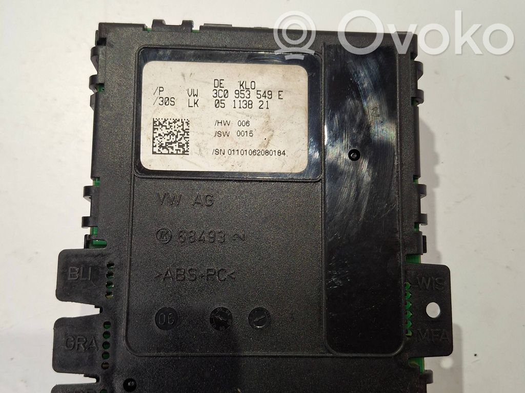 Steering angle sensor   3C0953549E,05113821,01101062080184