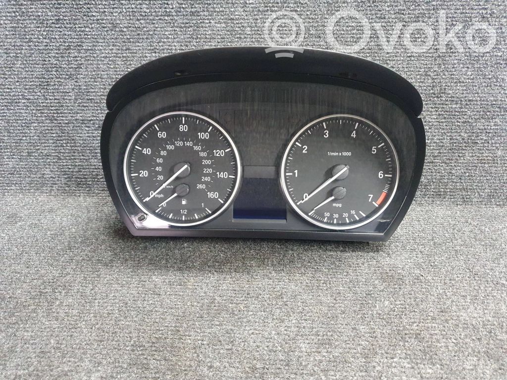 BMW 3 E90 E91 Speedometer (instrument cluster) 