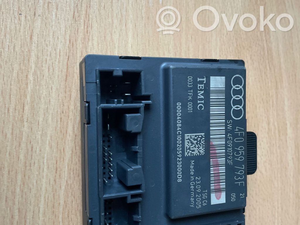 Audi A6 S6 C6 4F Door control unit/module 