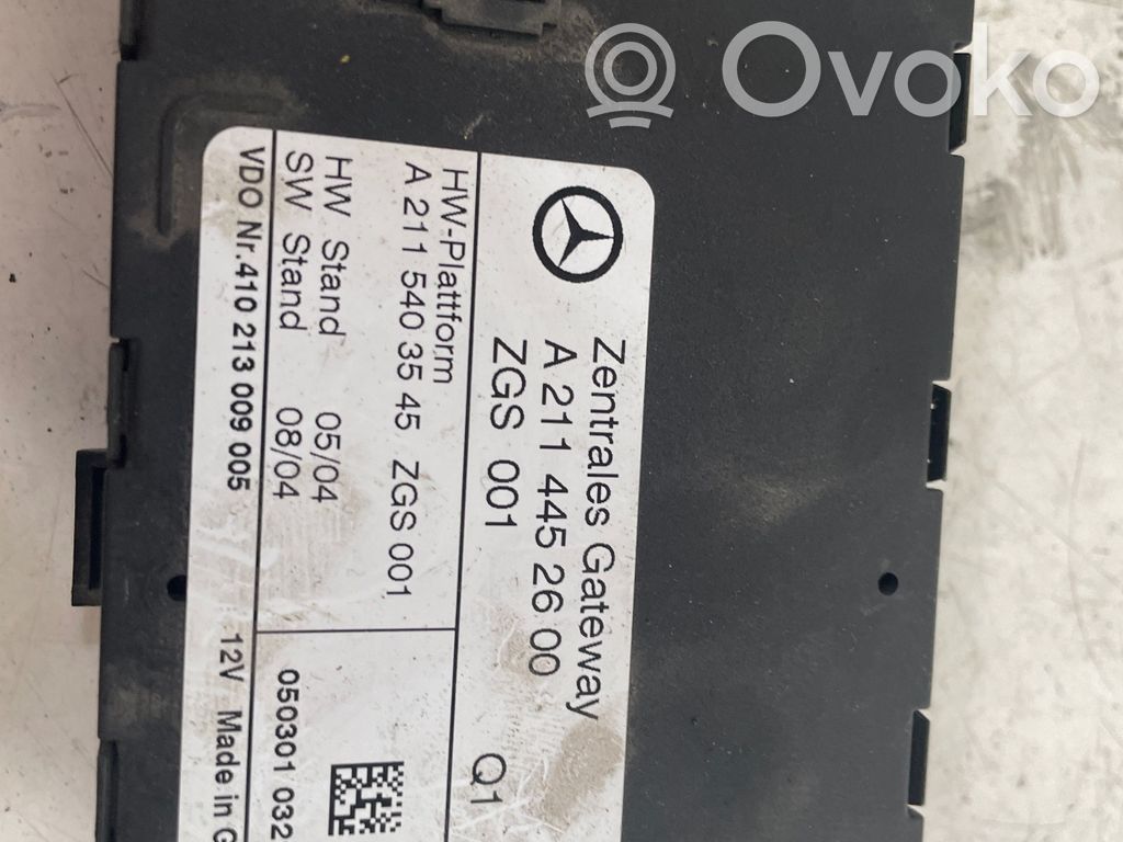 Mercedes-Benz E W211 Gateway control module 