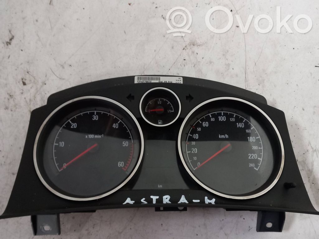 Opel Astra H Speedometer (instrument cluster) 
