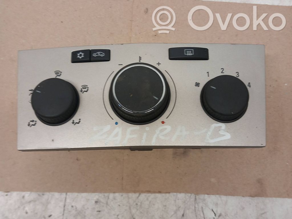 Opel Zafira B Panel klimatyzacji 