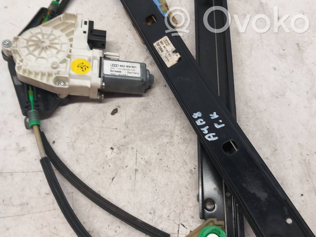 Audi A4 S4 B8 8K Silnik regulatora szyby drzwi przednich 