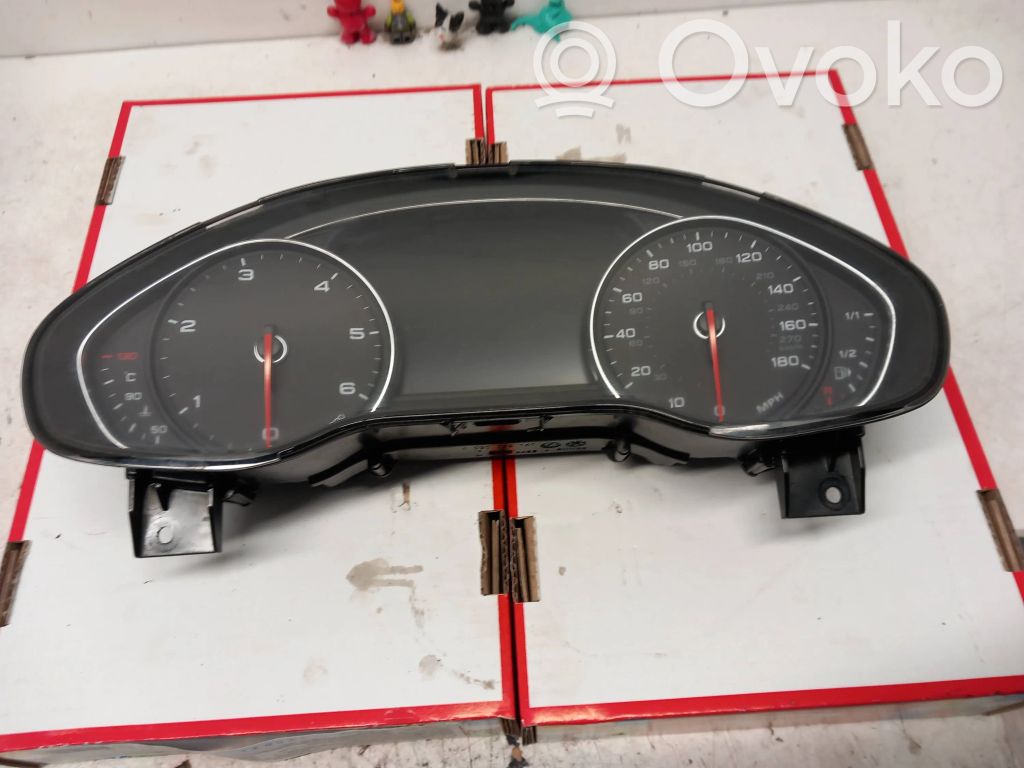 Audi A8 S8 D4 4H Speedometer (instrument cluster) 