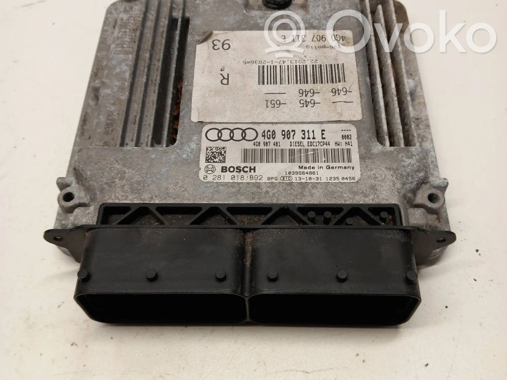 Audi A6 Allroad C7 Engine control unit/module 