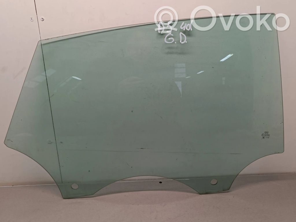 Audi A5 Sportback 8TA Rear door window glass 