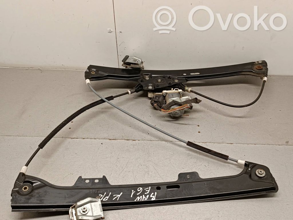 BMW 5 E60 E61 Regulador de puerta delantera con motor 