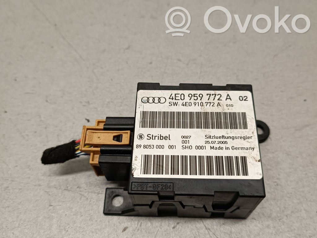 Sonstige Steuergeräte / Module   4E0959772A,4E0910772A,898053000001