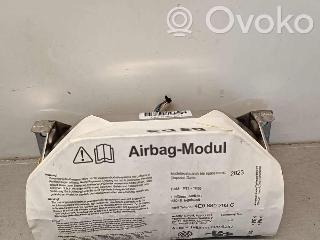 Audi A8 S8 D3 4E Pasažiera drošības spilvens 