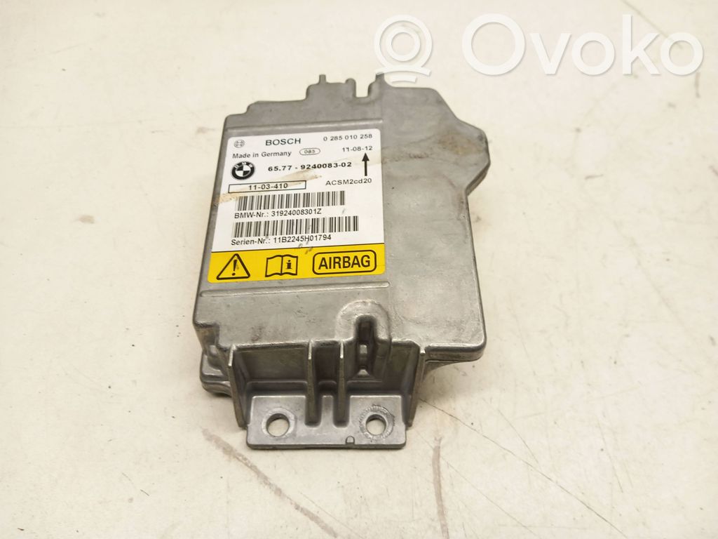 BMW X5M E70 Airbag control unit/module 