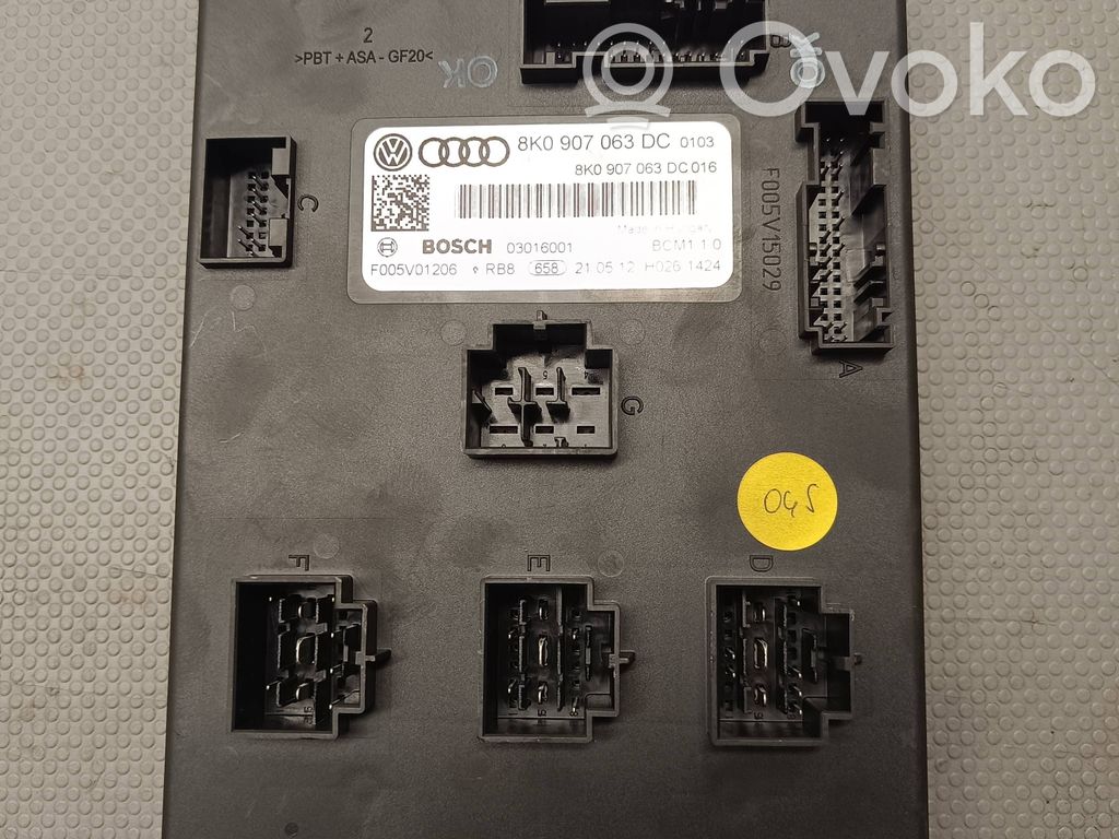 Audi A4 S4 B8 8K Module confort 
