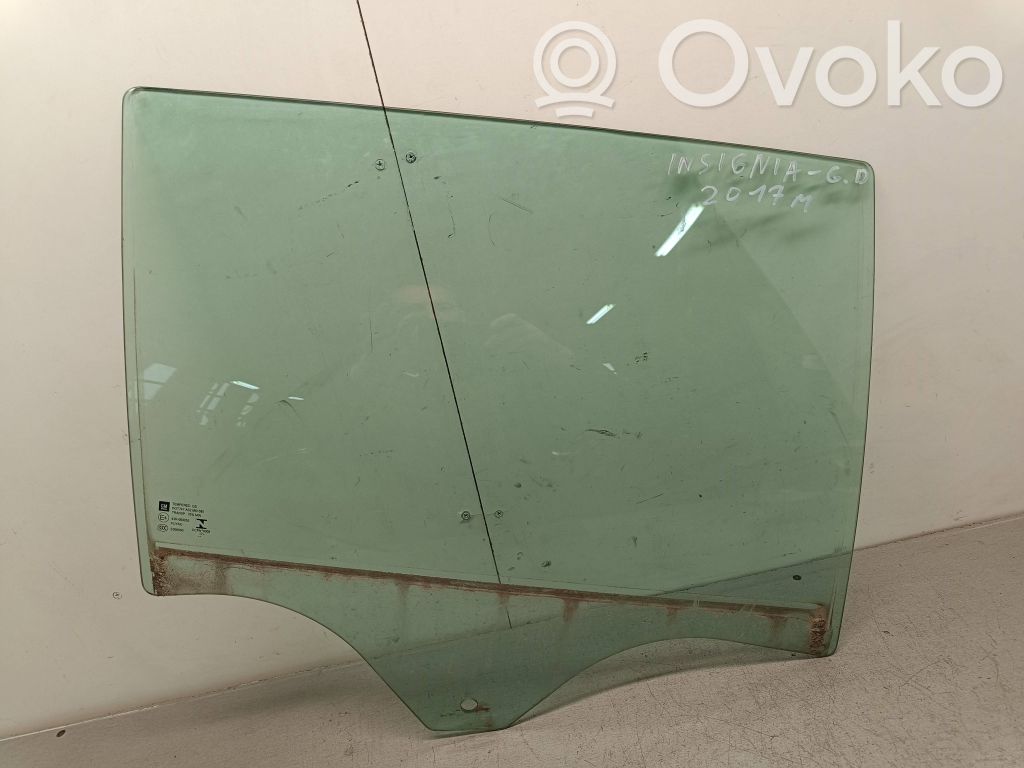 Opel Insignia B Rear door window glass 