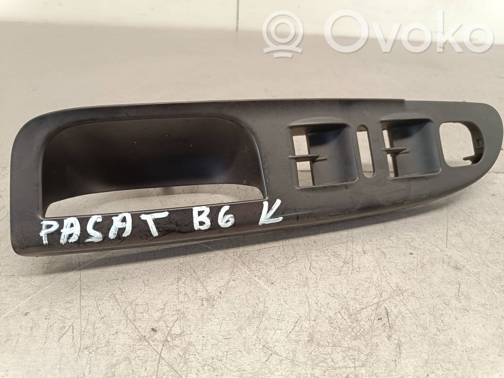 Volkswagen PASSAT B6 Front door window switch trim 