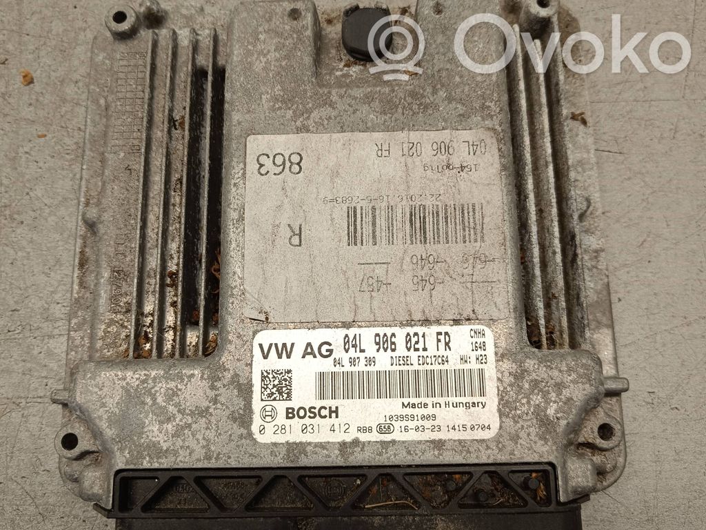 Audi A6 S6 C7 4G Engine control unit/module 
