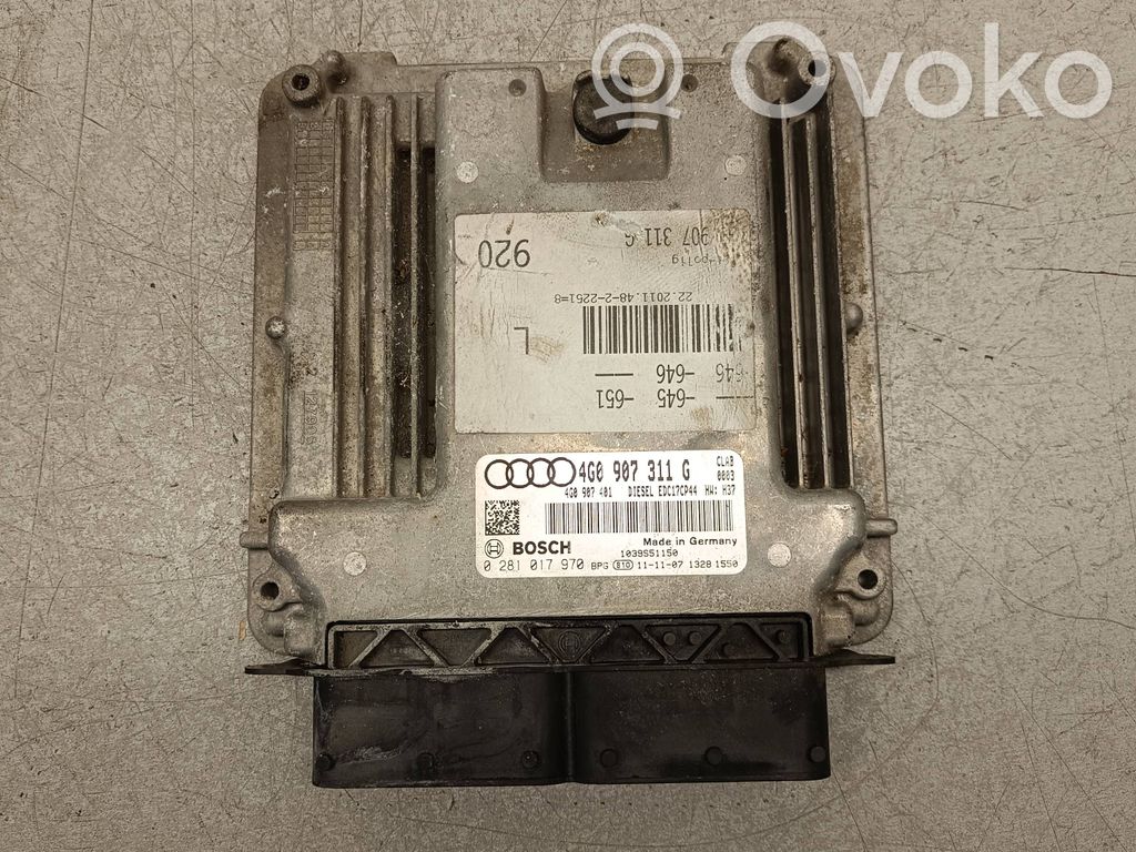 Audi A6 S6 C7 4G Engine control unit/module 
