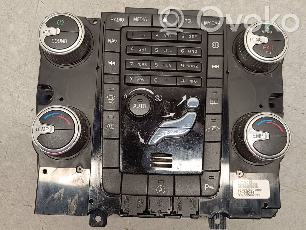 Volvo V60 Multifunctional control switch/knob 