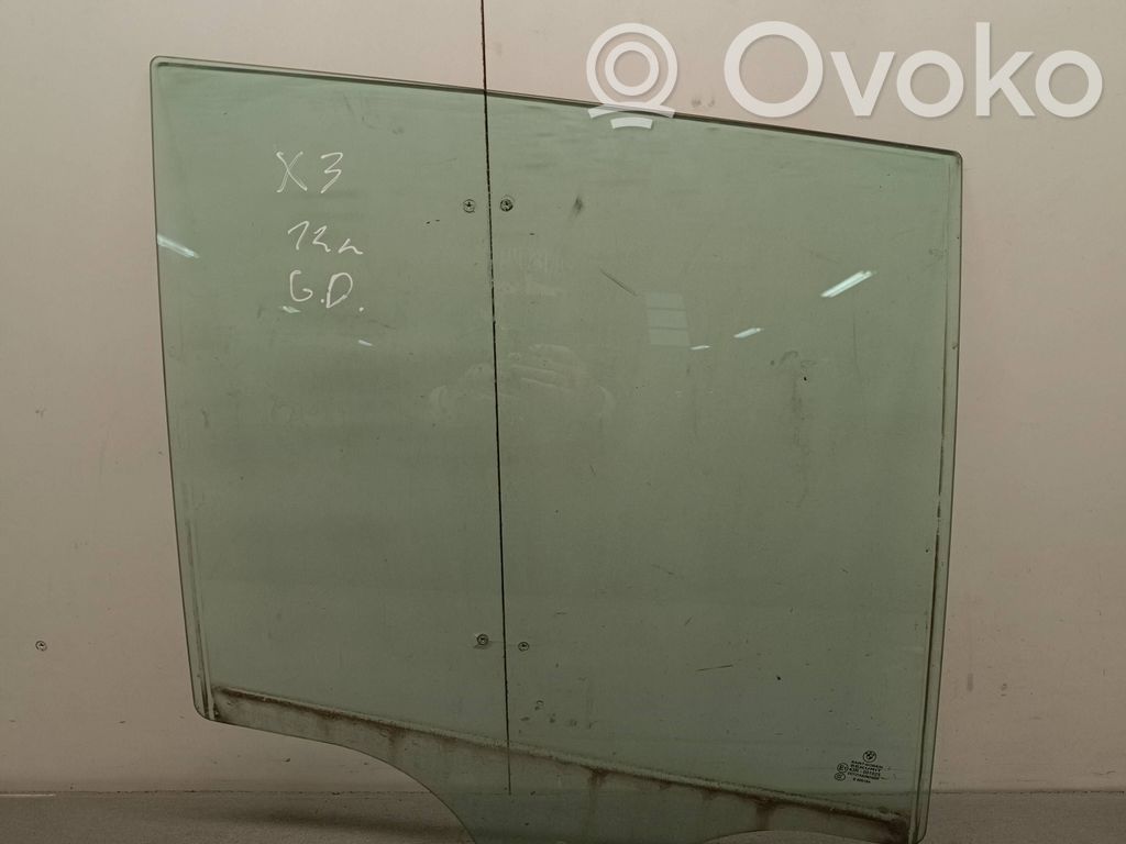BMW X3 F25 Rear door window glass 