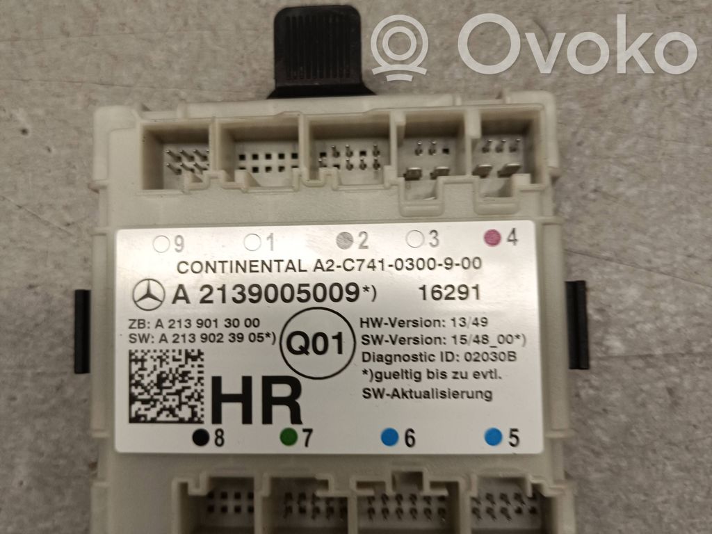 Mercedes-Benz E W213 Door control unit/module 