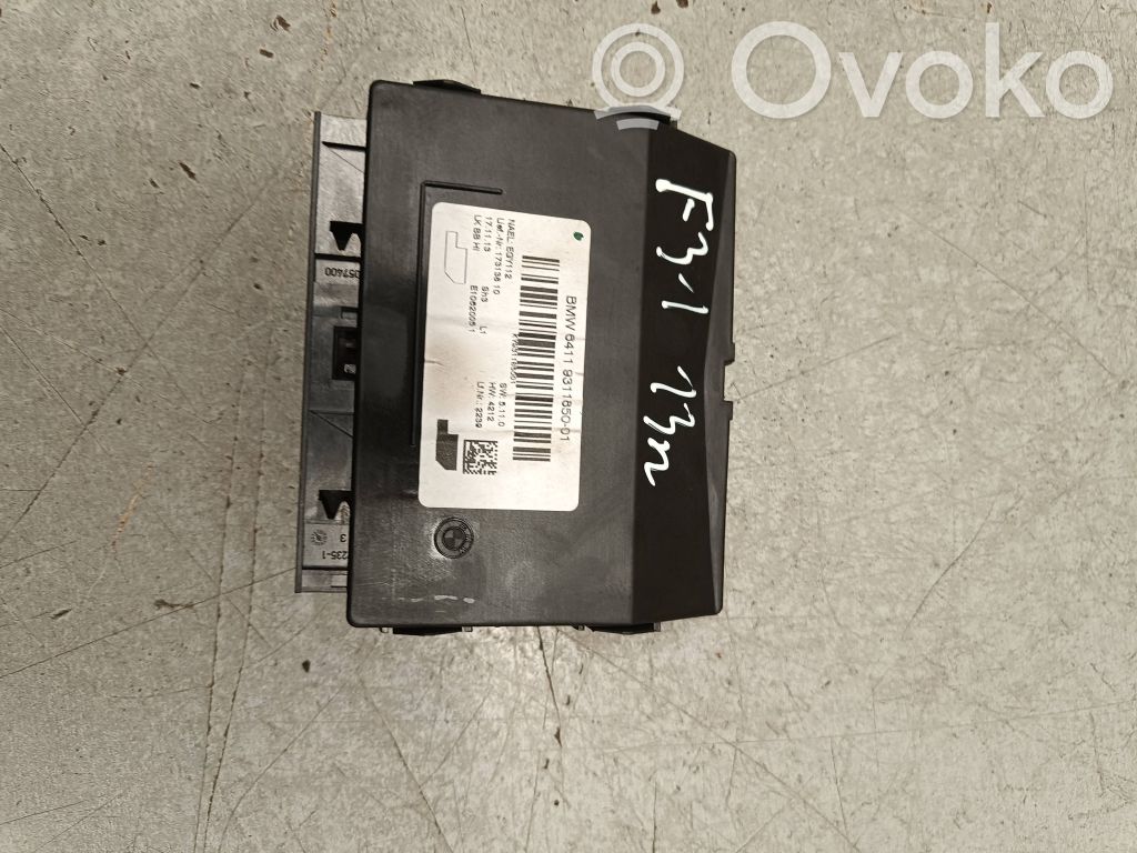 BMW 3 F30 F35 F31 Inne komputery / moduły / sterowniki 