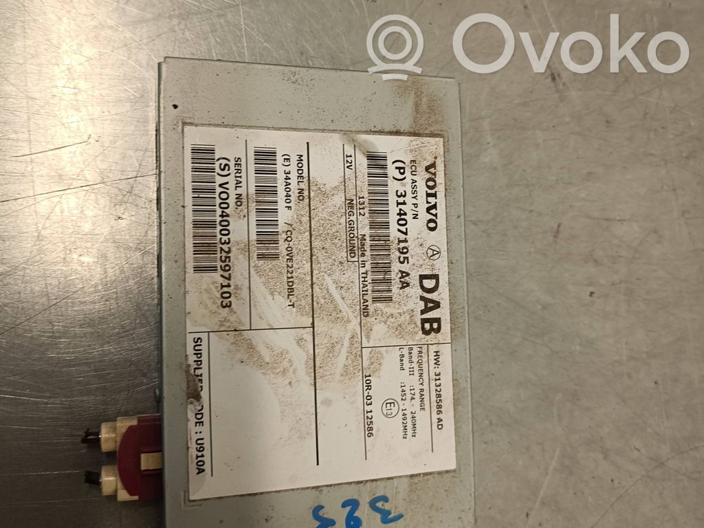 Moduł / Sterownik anteny   31407195AA,34A040F,VE221DBL,CVE221DBL