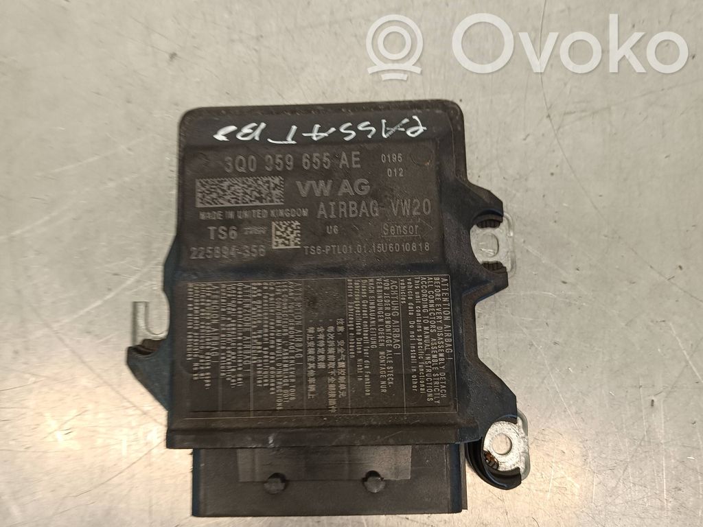 Volkswagen PASSAT B8 Unidad de control/módulo del Airbag 