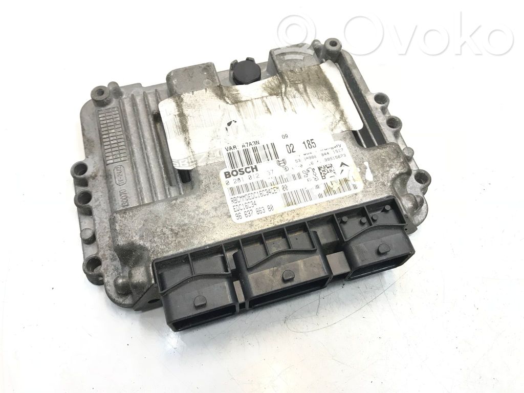 Peugeot 207 Engine control unit/module 