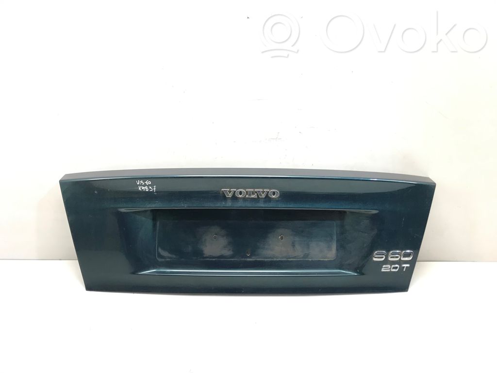 Volvo S60 Trunk door license plate light bar 