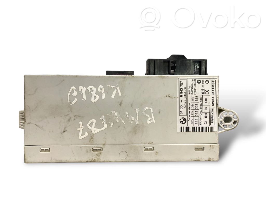 BMW 1 E81 E87 Unité de contrôle module CAS 