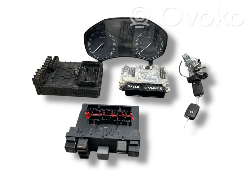Skoda Octavia Mk2 (1Z) Engine ECU kit and lock set 