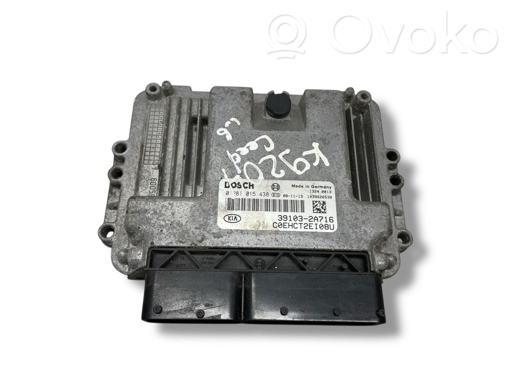 Engine control unit/module   1039S26538,391032A716,0281015438