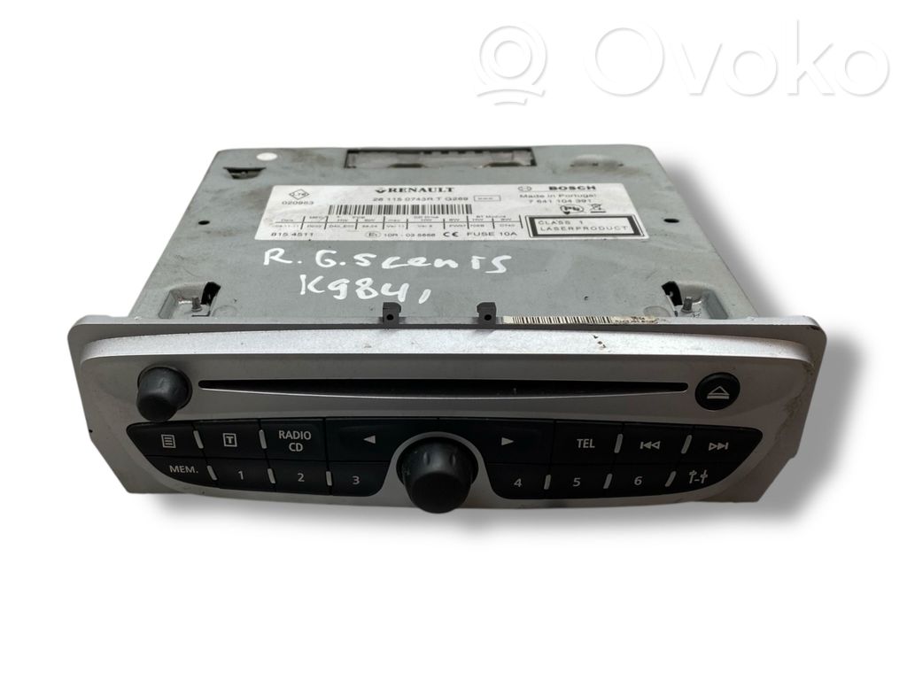 Renault Scenic III -  Grand scenic III Panel / Radioodtwarzacz CD/DVD/GPS 