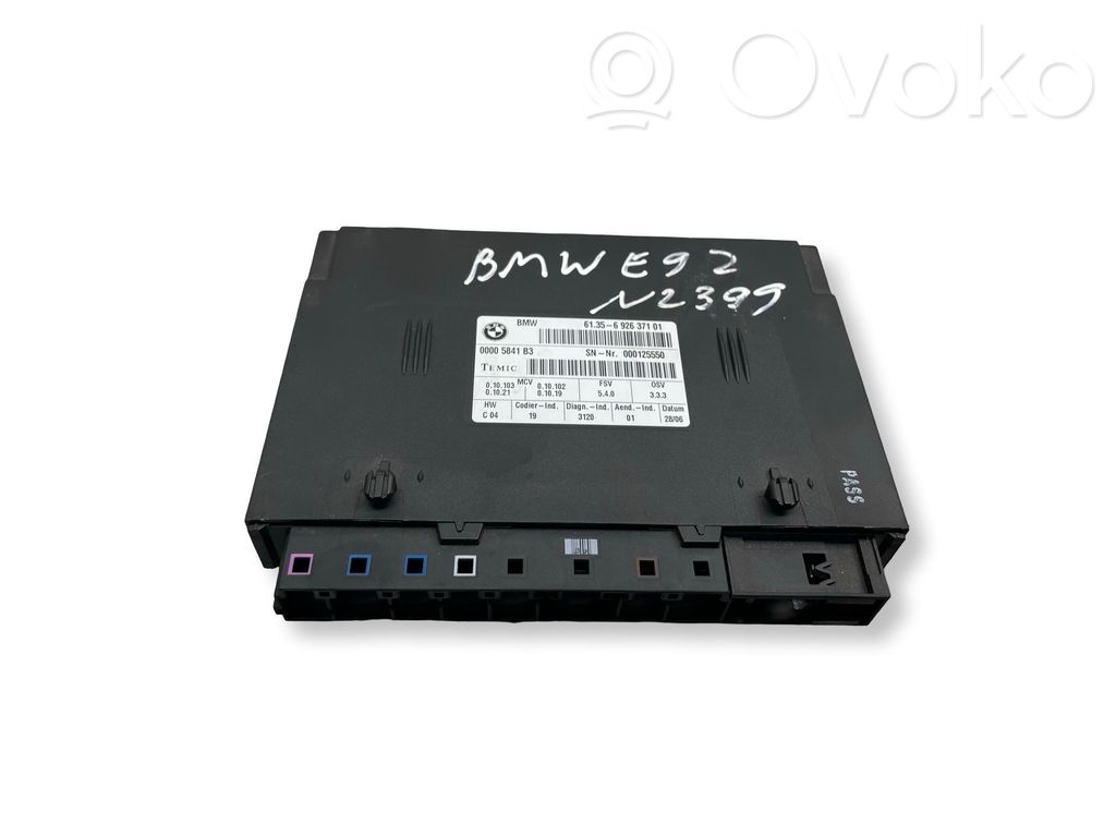 Seat control module   6926371,00005841B3,000125550